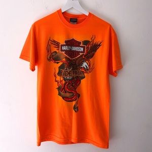 Harley Davidson Graceland Elvis Graphic Tee Size M